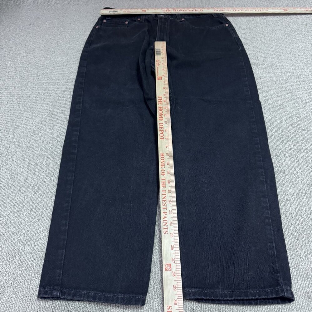 Levi’s Jeans 550 Relaxed Straight Black Pockets Size Men’s 38x30 - Picture 2 of 12